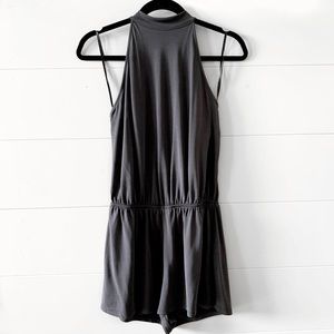 High Neck Relax Fit Sleeveless Romper